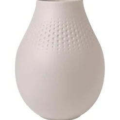 Manufacture Collier Vase Beige, 16x20 cm