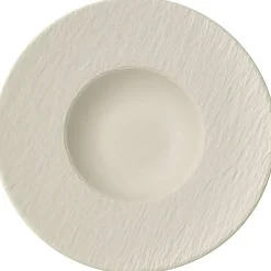 Manufacture Rock Blanc Pasta Plate 28 cm