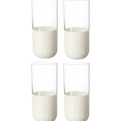 Manufacture Rock Longdrink Glasses 30 cl 4-pack, White