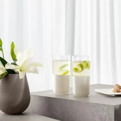 Manufacture Rock Longdrink Glasses 30 cl 4-pack, White