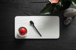Manufacture Rock Serving Plate, White 35 cm
