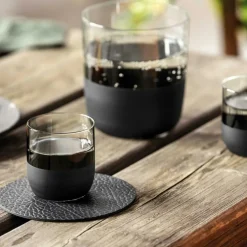 Manufacture Rock Tumbler 25 cl 4-pack, Black