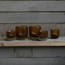 Maple Candle Holder 8 cm, Orange