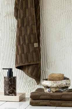 Marble Soap Dispenser Låg, Black Grey