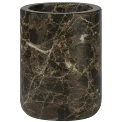 Marble Toothbrush Holder, Black/Grey