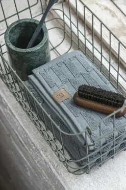 Marble Toothbrush Holder, Black/Grey