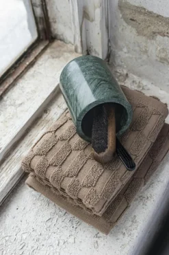 Marble Toothbrush Holder, Black/Grey