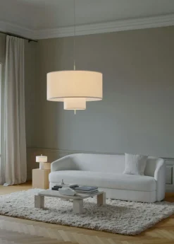 Margin Table Lamp Portable, Beige