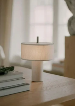 Margin Table Lamp Portable, Beige