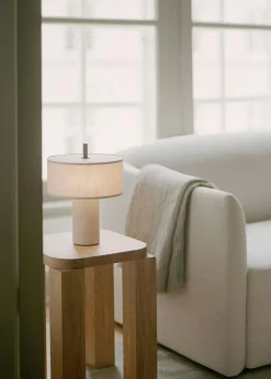 Margin Table Lamp Portable, Beige