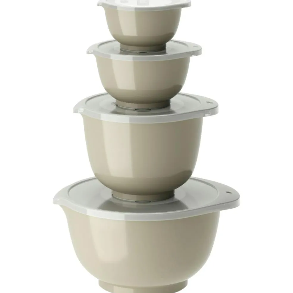 Margrethe Bowls 4 Pieces, Dusty Blue