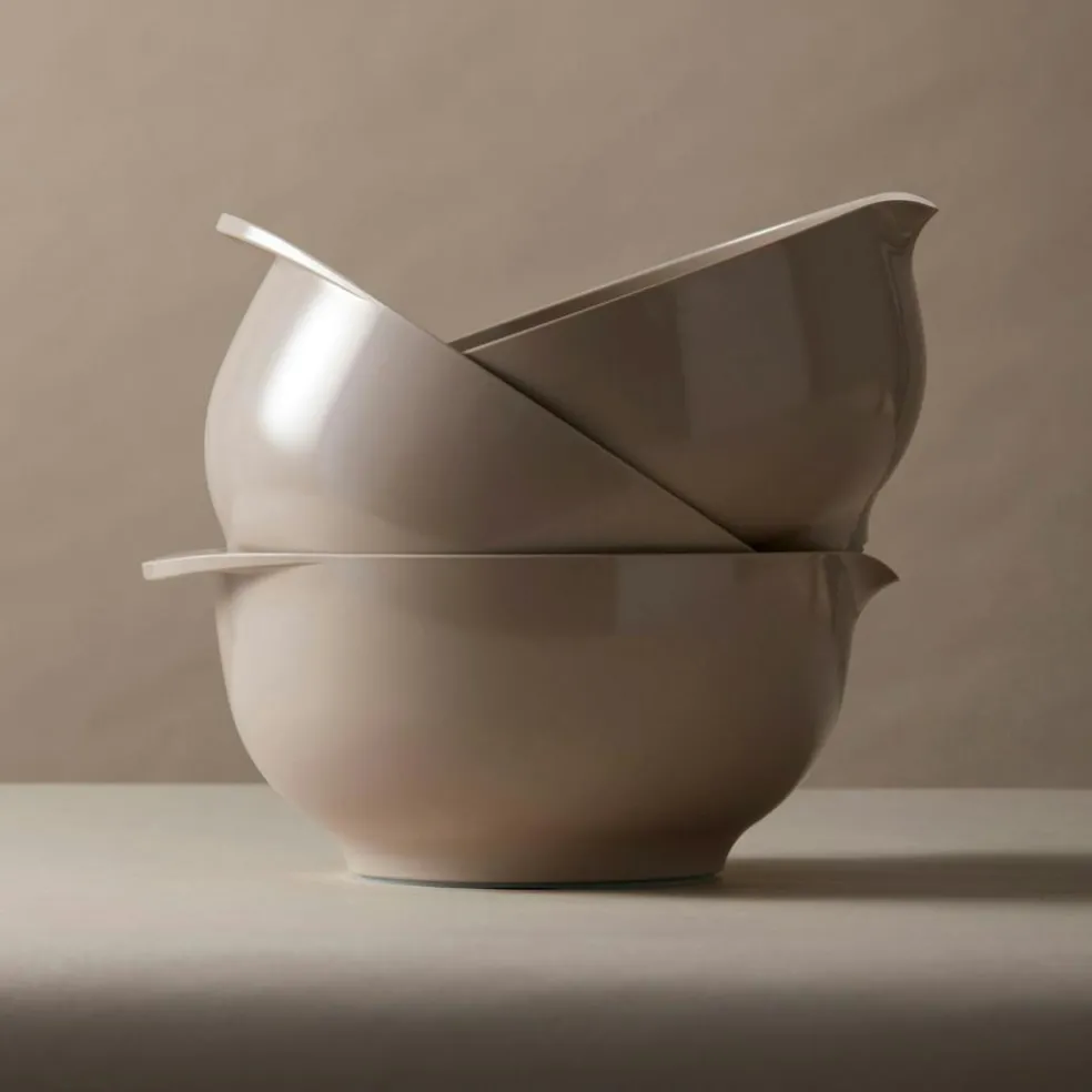 Margrethe Bowls 4 Pieces, Dusty Blue