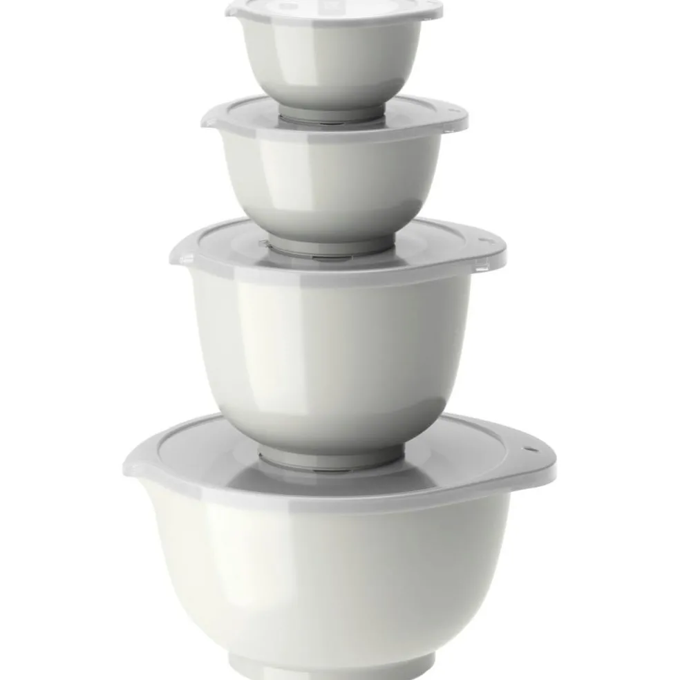 Margrethe Bowls 4 Pieces, Dusty Blue