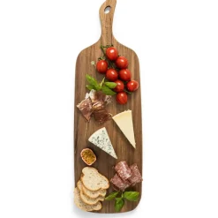 Markus Cheese Board With Cutlery 63x20x1,5 cm, Acacia Wood