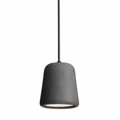 Material Pendant Lamp, Black/Smoked Oak