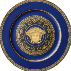 Medusa Blue Service Plate, 30 cm
