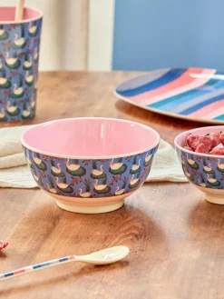 Melamine Bowl 70 cl, Check Pink