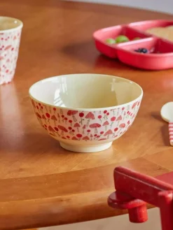 Melamine Bowl 70 cl, Check Pink