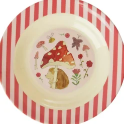 Melamine Bowl 20 cm, Pink Wildlife
