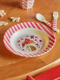 Melamine Bowl 20 cm, Pink Wildlife