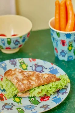 Melamine Plate 20 cm, Monsters