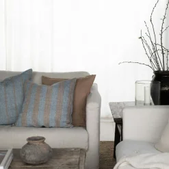 Melvin Cushion Cover 50x50 cm, Beige Stripe