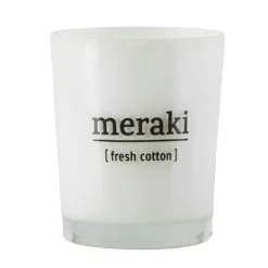 Meraki Scented Candle 5,5x6,7 cm Fresh Cotton