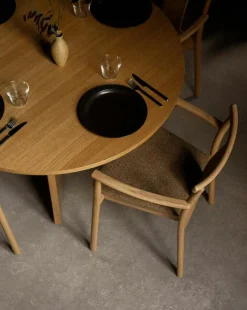 Merkur Armchair, Black Oak