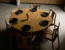 Merkur Armchair, Black Oak