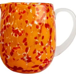 Messy Jug Round 280 cl, Red/Orange