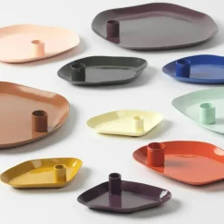 Mie Mini Candlestick 8 cm, Desert Sage