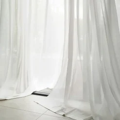 Mimmi Curtain Recycled Fabric Double Width, Natural White, 290x250 cm