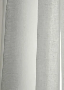 Mimmi Curtain Recycled Fabric Double Width, Natural White, 290x250 cm