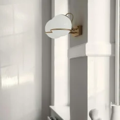 Model 237/2 Wall Lamp, Champagne