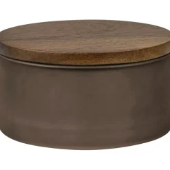 Modest Jar With Lid, Walnut