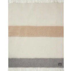 Mohair Blanket Rolled Fringe 130x170 cm, Olive Green