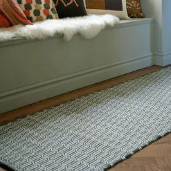 Mohini Wool Rug 80x250 cm, Beige