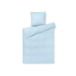 Monochrome Duvet Cover Light-blue, 140x200 cm