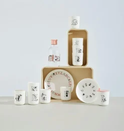 Moomin ABC Plate 20 cm, Salmon