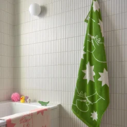 Moomin Bath Towel 70x140 cm, Snufkin Mint