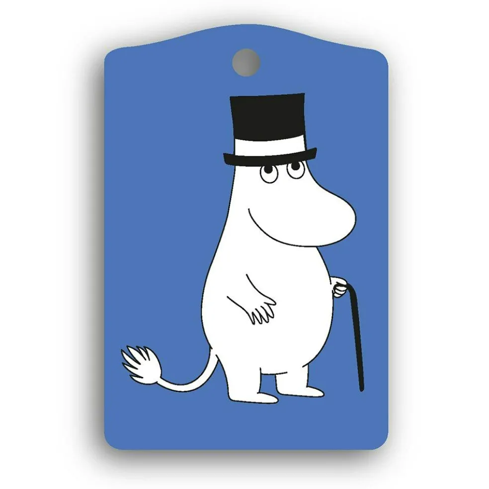 Moomin Luggage Tag Moominpapa, Blue