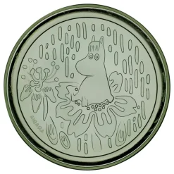 Moomin Plate 15,5 cm, Pine Green