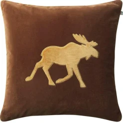 Moose Cushion Cover 50x50 cm, Tan