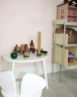 Mouse Children's chair (2-5 years), Matt lacquered Oak