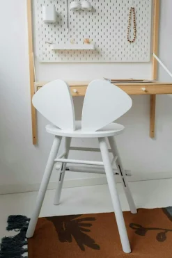 Mouse Junior Child Chair (3-9 years), White Ash