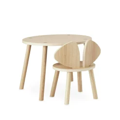 Mouse Table Ø39 cm, Oak