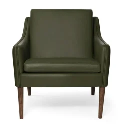 Mr. Olsen Lounge Chair, Dark Green / Walnut Oiled Oak