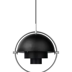 Multi-Lite Pendant 36 cm, Brass / Sea Grey Semi-matte