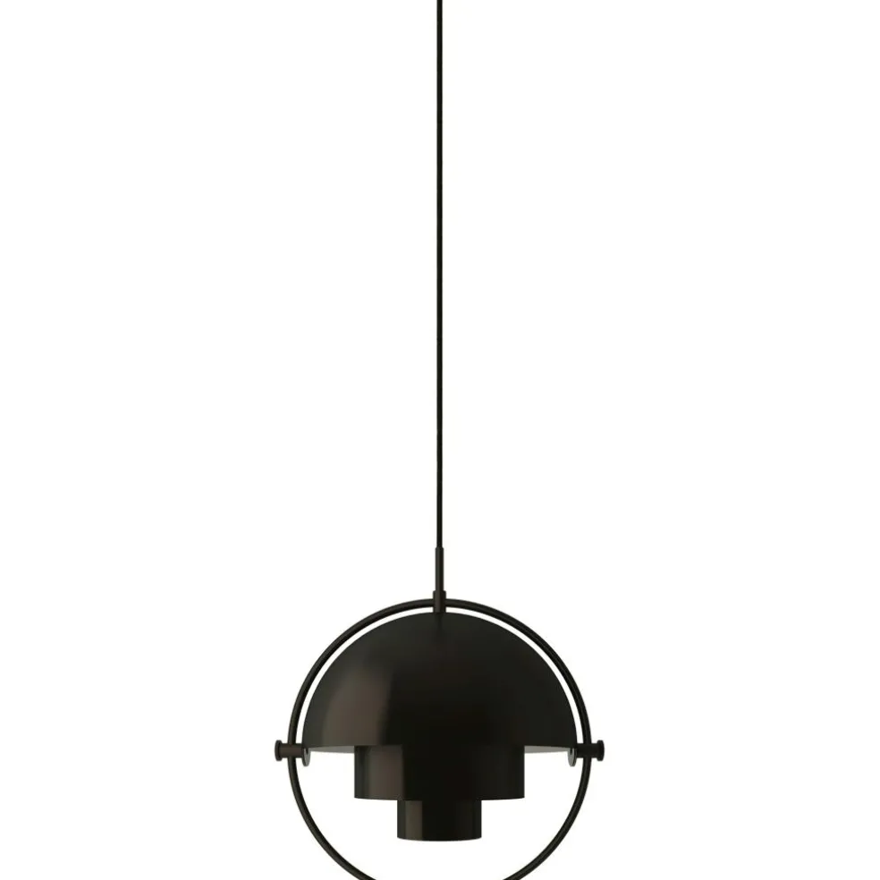 Multi-Lite Pendant 36 cm, Brass / Sea Grey Semi-matte