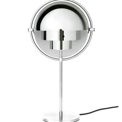 Multi-Lite Table Lamp, Chrome / White